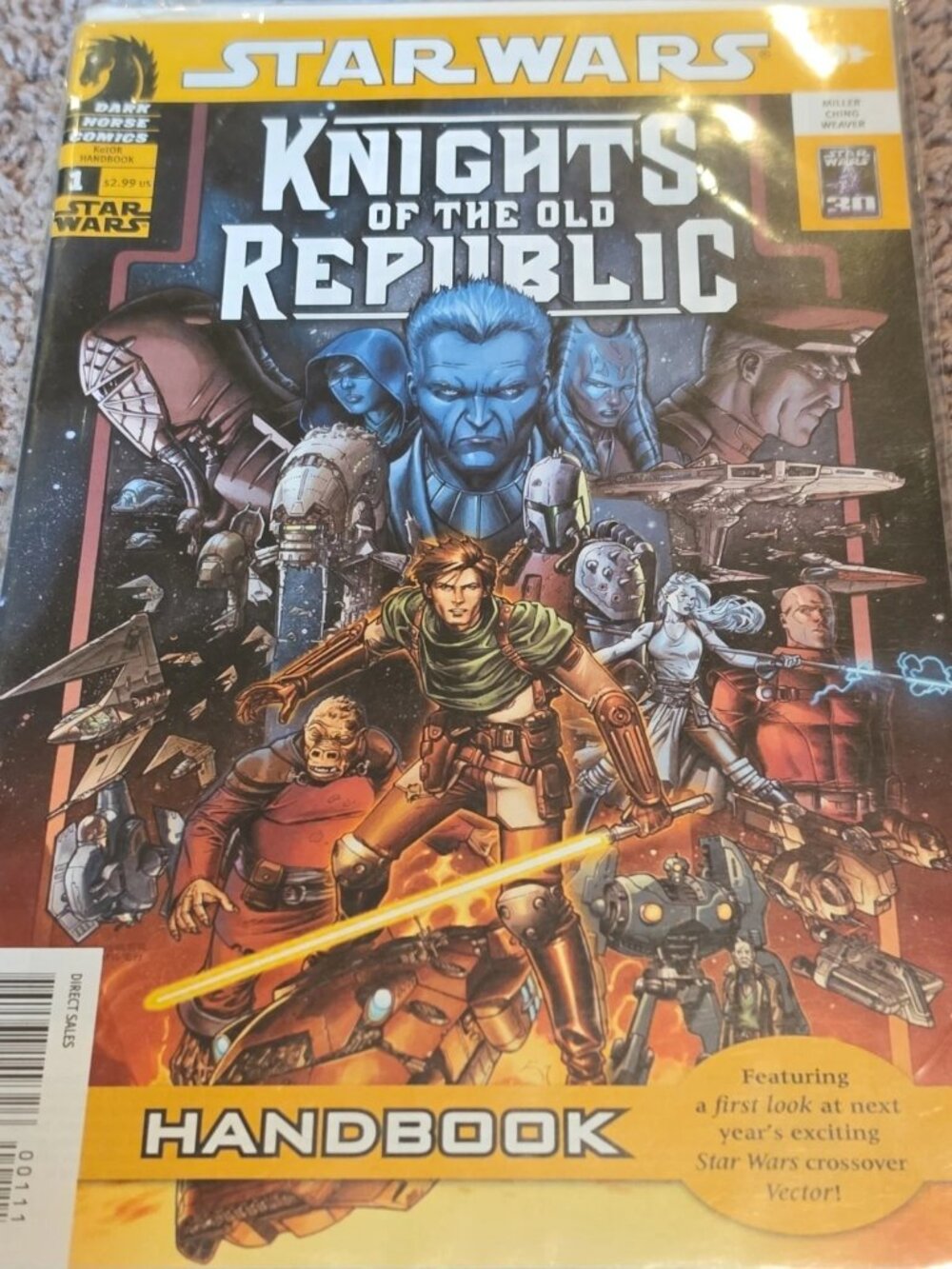 Star Wars Knights of the Old Republic Handbook #1 Single Issue Dark Horse Comics